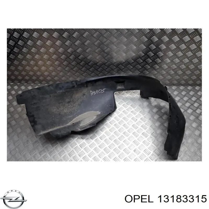 Comprar 13183315 Opel Guardalodos interior izquierdo, guardafango delantero