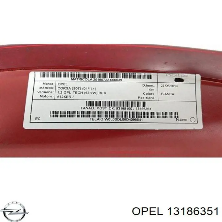 13186351 Opel