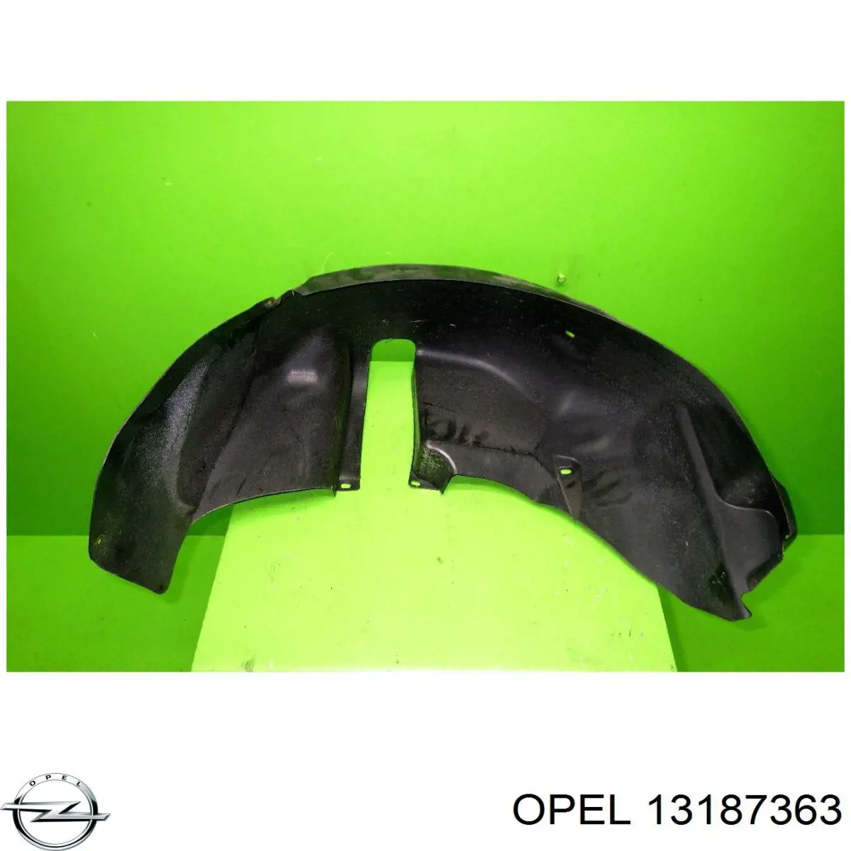 Guardabarros interior, aleta trasera, derecho para Opel Corsa (X12)