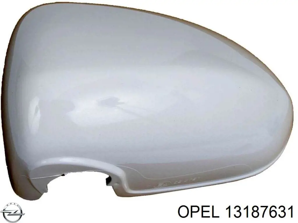 13187631 Opel cubierta de espejo retrovisor izquierdo