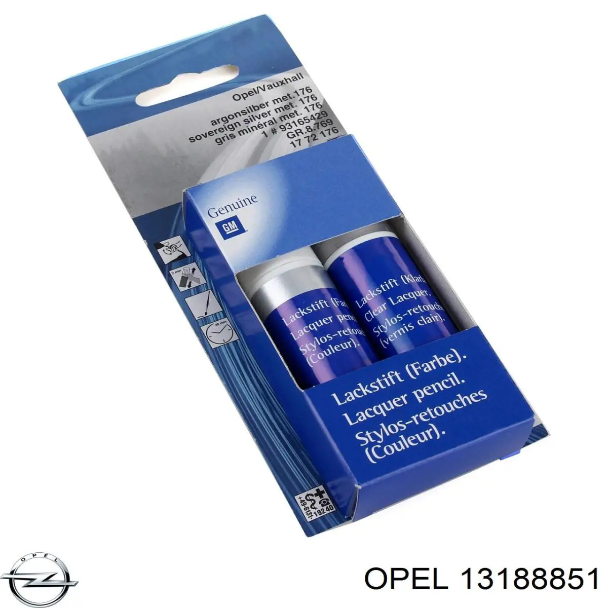 133220 Opel Cierre del maletero
