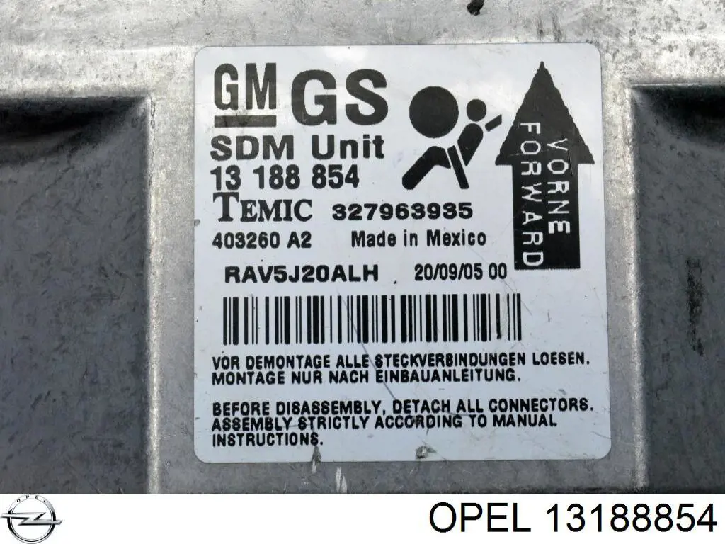  Opel 13188854 precio, desde 56,63 EUR