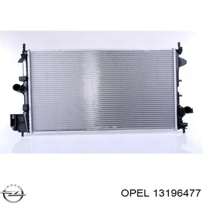 13196477 Opel radiador refrigeración del motor