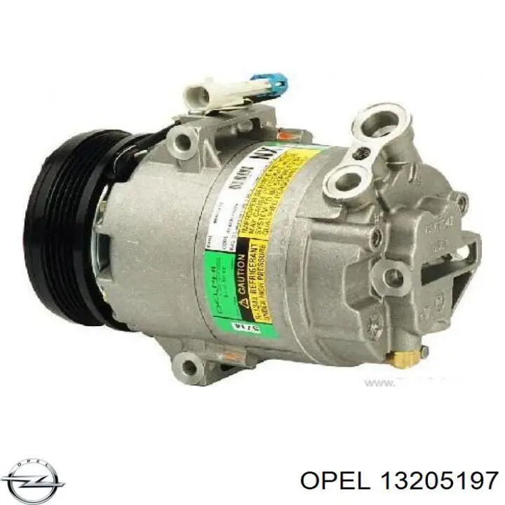 13205197 Opel compresor de aire acondicionado