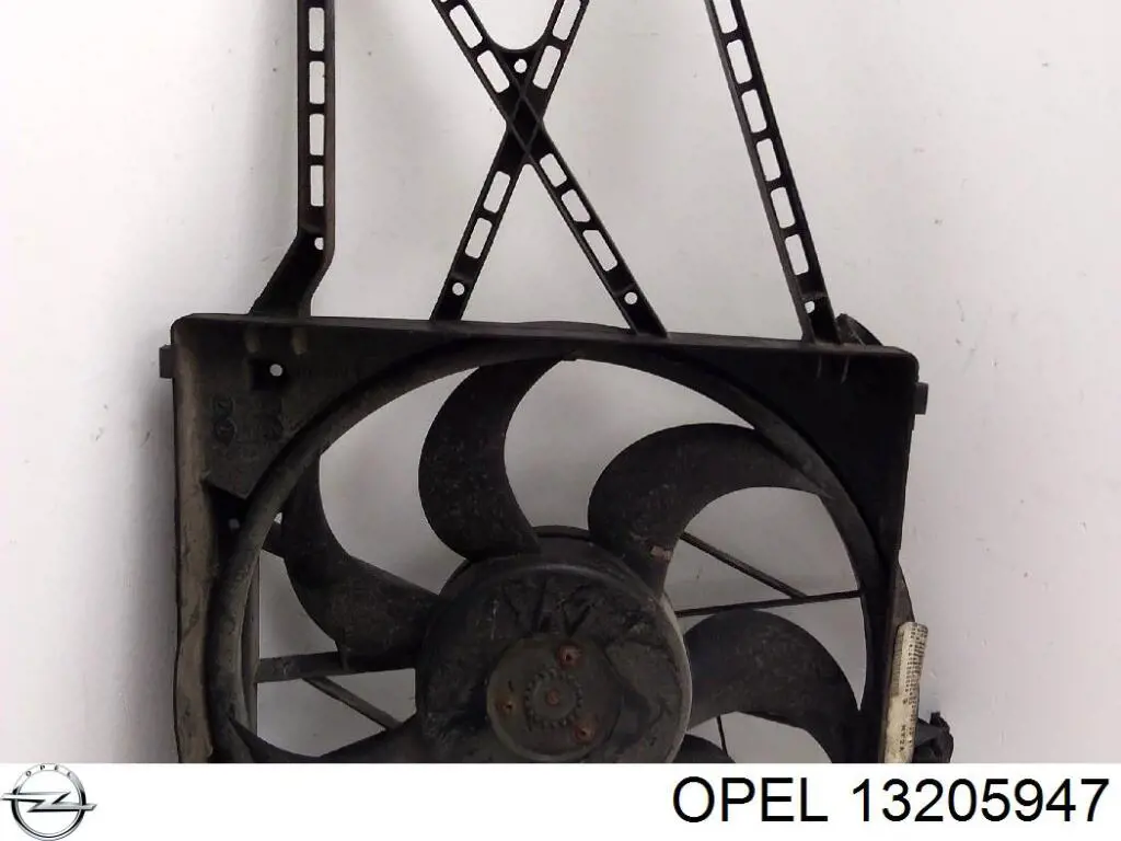 13205947 Opel ventilador del motor
