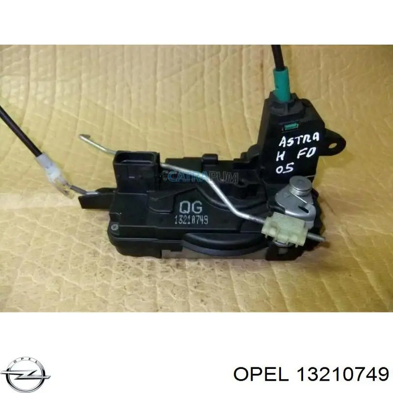 13210749 Opel cerradura de puerta delantera derecha