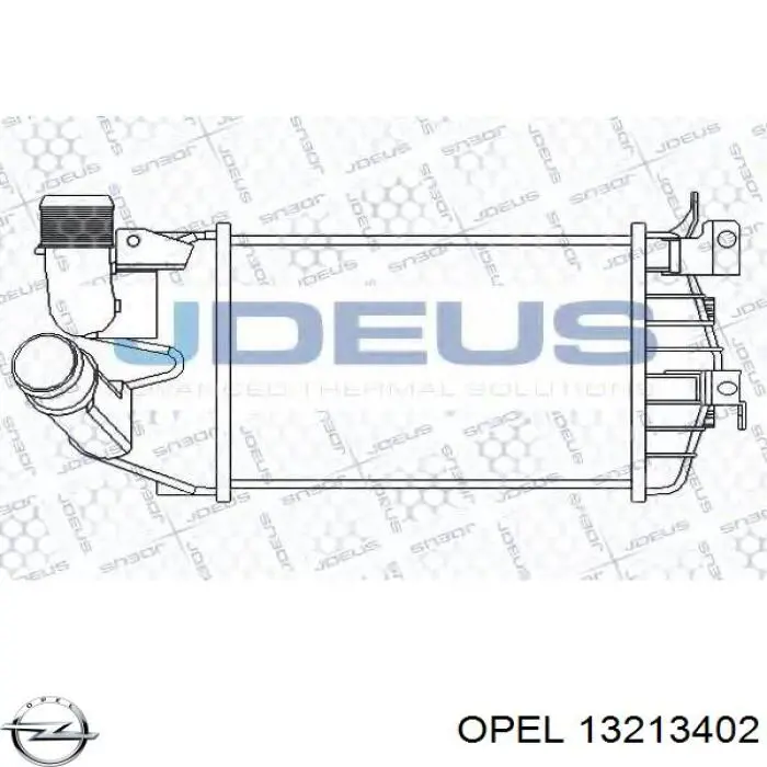 Comprar 13213402 Opel Turbo intercooler