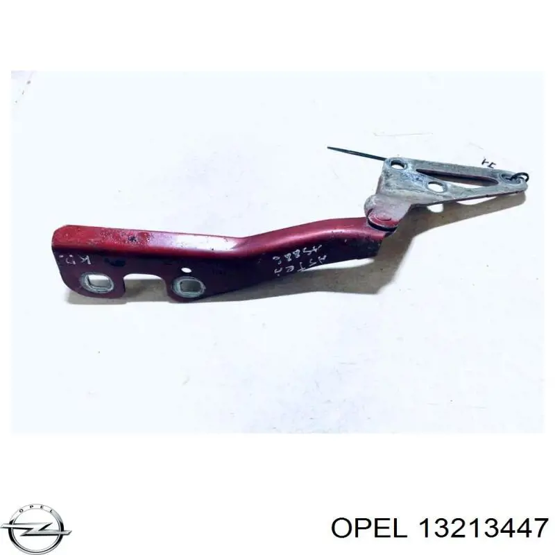 Bisagra izquierda del capó 1160475 Opel