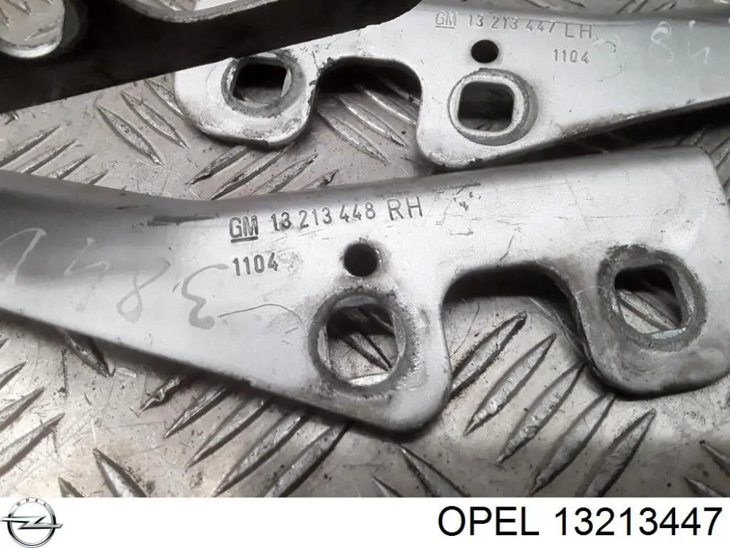 Bisagra, capó del motor izquierda Opel 1160475