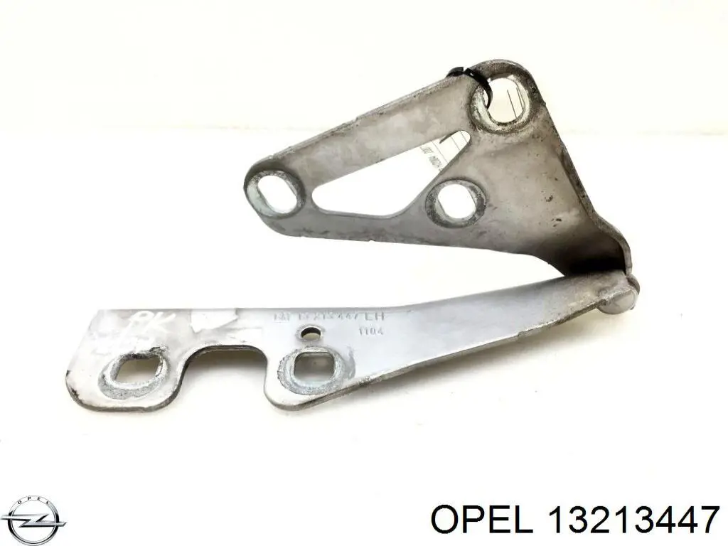 13213447 Opel bisagra, capó del motor izquierda