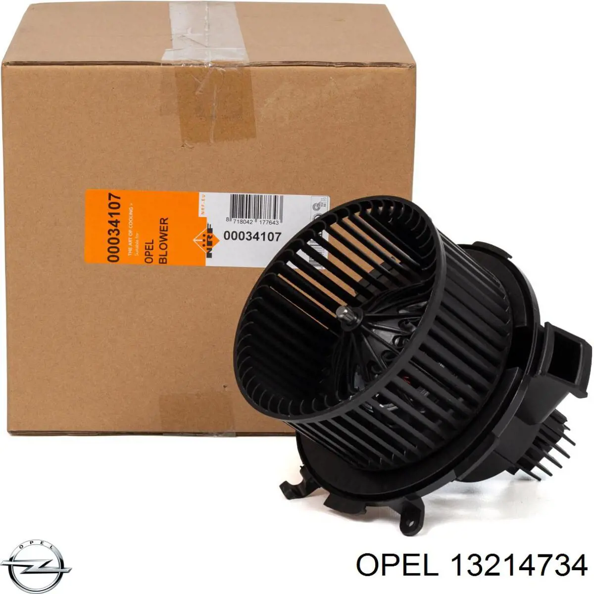 13214734 Opel motor eléctrico, ventilador habitáculo