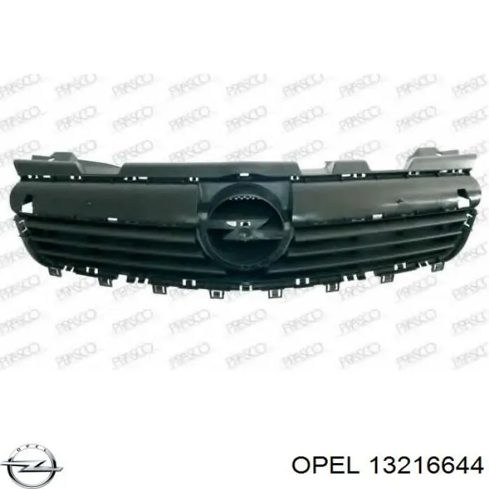 Rejilla delantera Opel 13216644 precio, desde 87,12 EUR