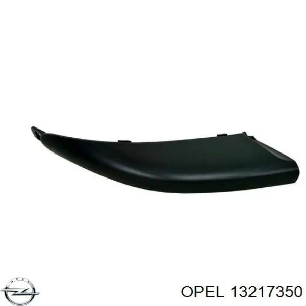 13217350 Opel rejilla de antinieblas delantera derecha