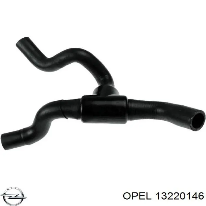 13220146 Opel tubería de radiador, tuberia flexible calefacción, superior