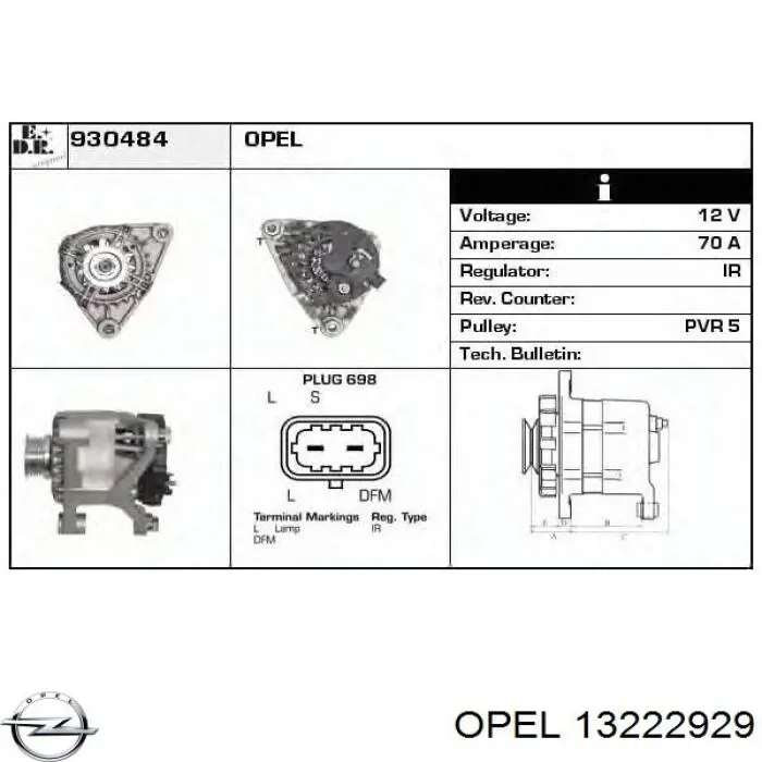 Comprar 13222929 Opel Dynamo