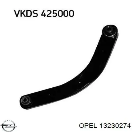 13230274 Opel brazo suspension inferior trasero izquierdo/derecho