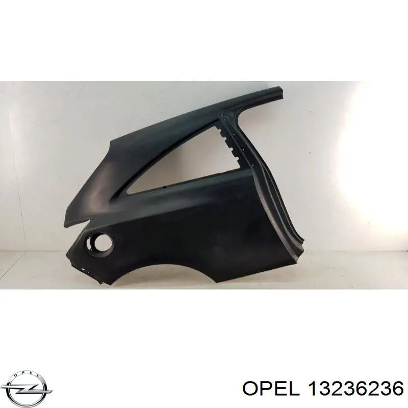 13236236 Opel guardabarros trasero derecho