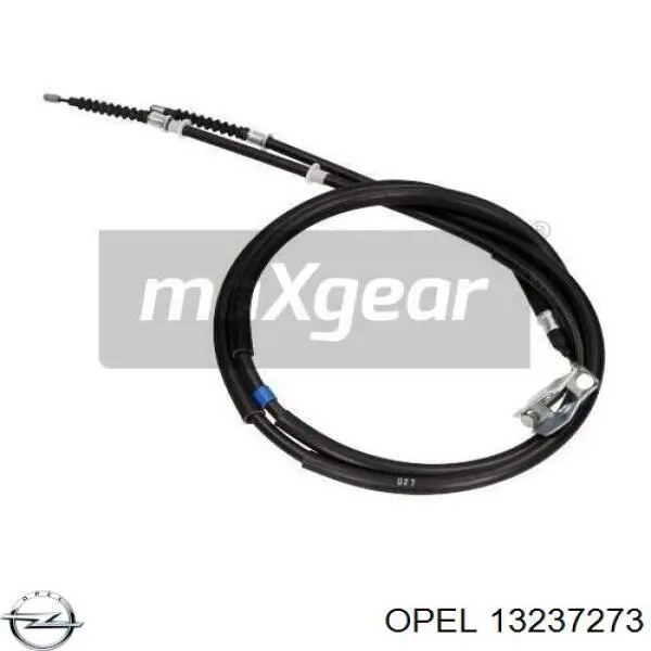 13237273 Opel cable de freno de mano trasero derecho/izquierdo