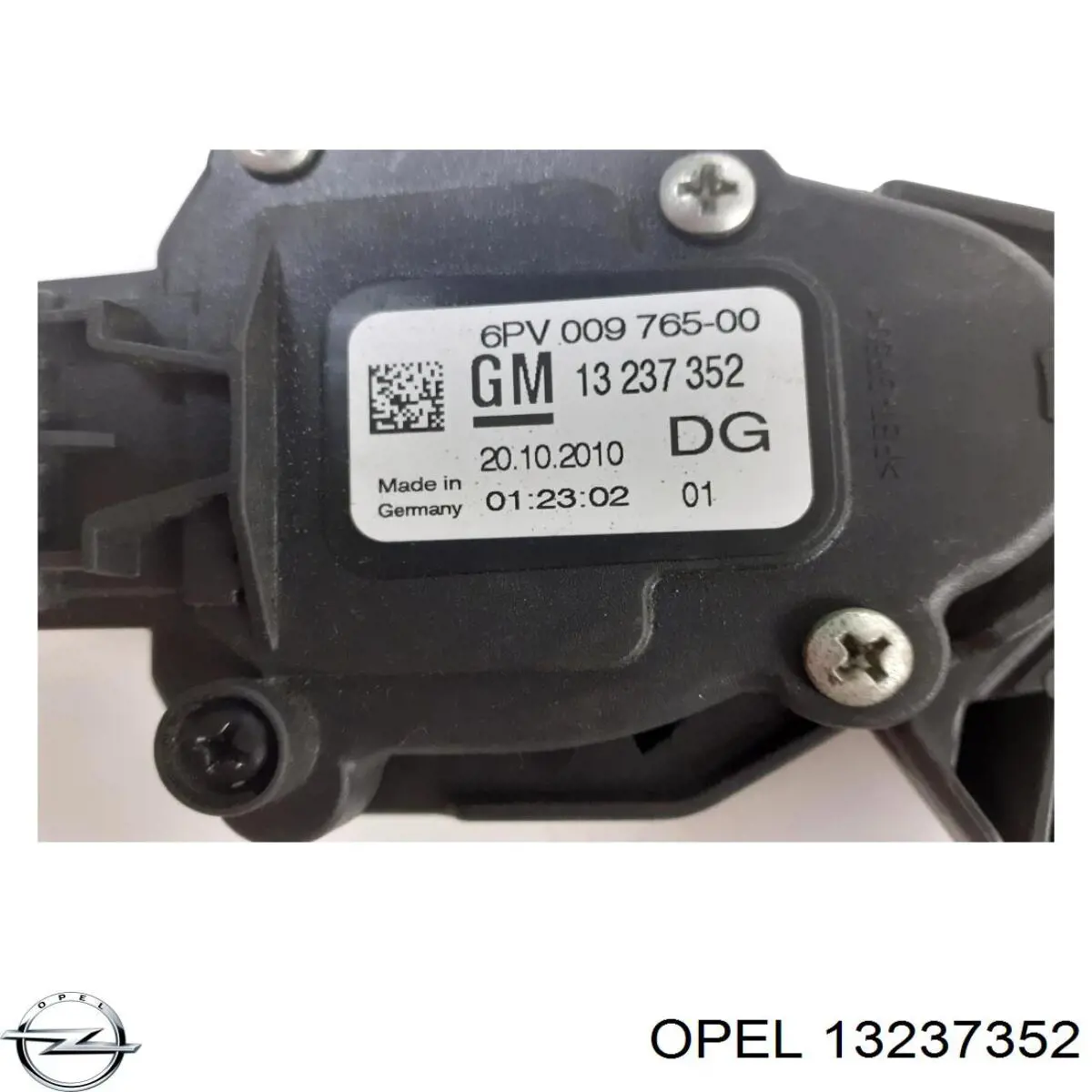 Pedal de acelerador OPEL 13237352