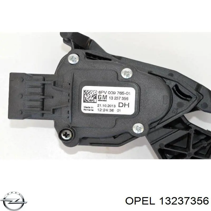 848035 Opel pedal de acelerador