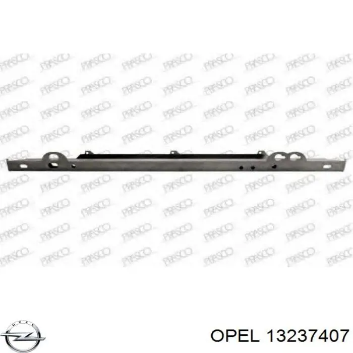 13237407 Opel soporte de radiador inferior (panel de montaje para foco)