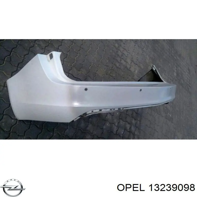 13239098 Opel parachoques trasero