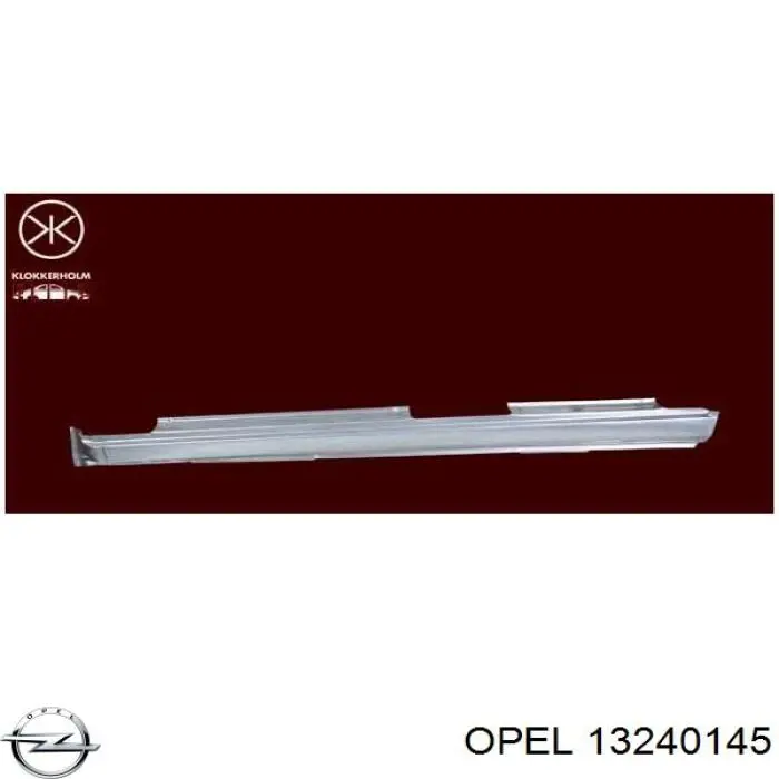 Umbral de puerta, derecha para Opel Vectra C GTS 