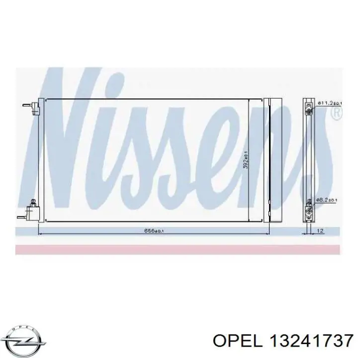 Aire acondicionado capacitor Opel 13241737 precio, desde 87,17 EUR