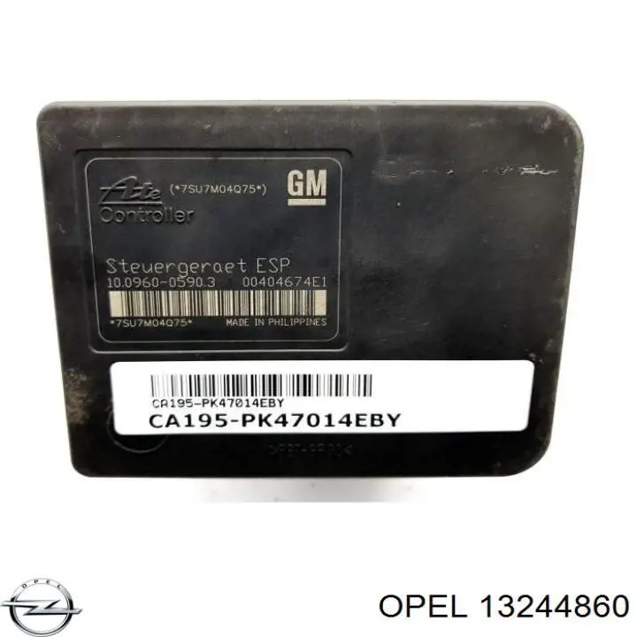 Módulo hidráulico ABS OPEL 13244860