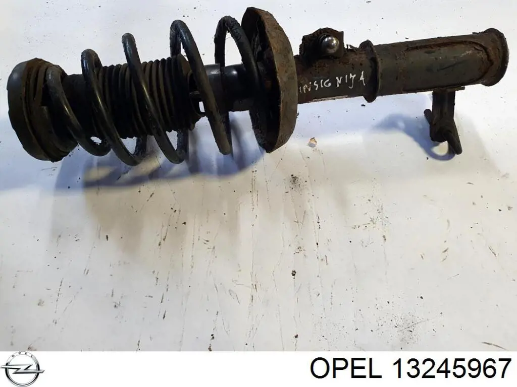 13245967 Opel amortiguador delantero derecho