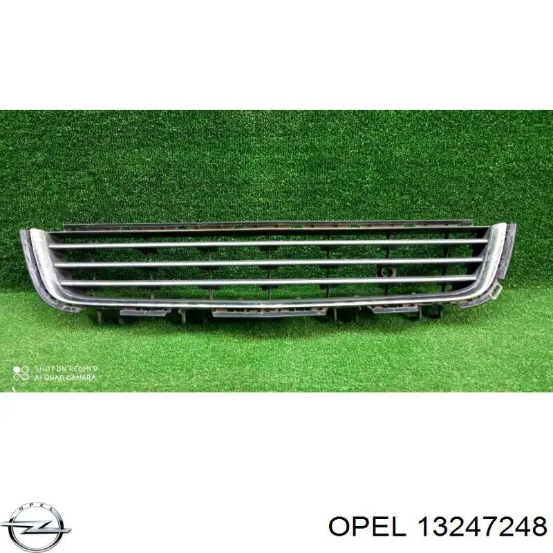 13247248 Opel rejilla de ventilación, parachoques delantero