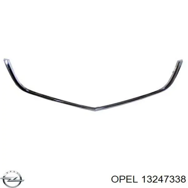 13247338 Opel moldura de rejilla de radiador inferior