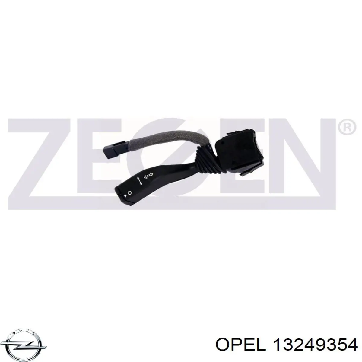 13249354 Opel manguera refrigerante para radiador inferiora