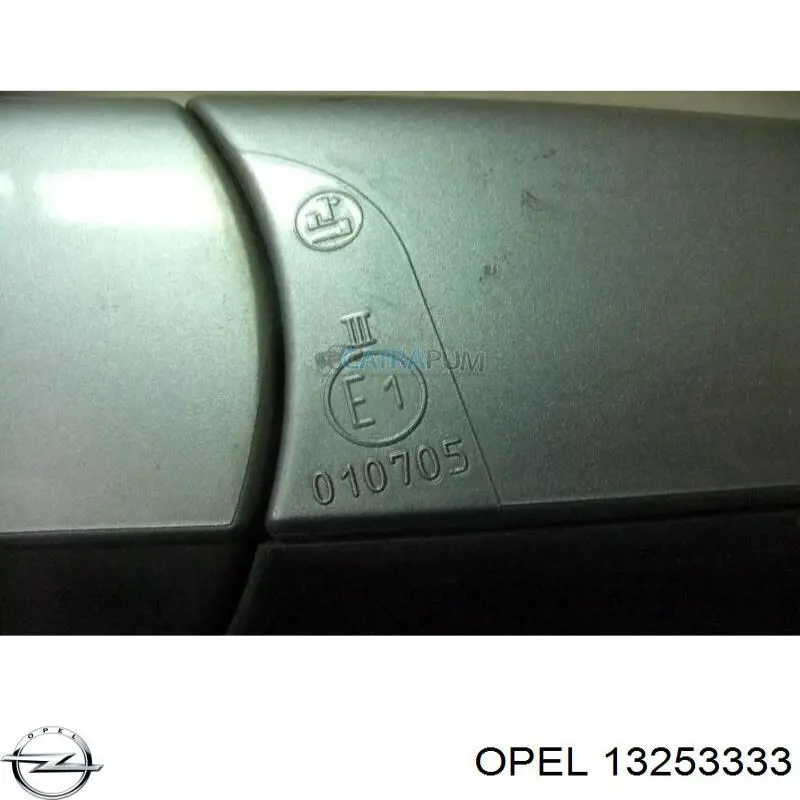 Espejo de retrovisor izquierdo 13253333 Opel