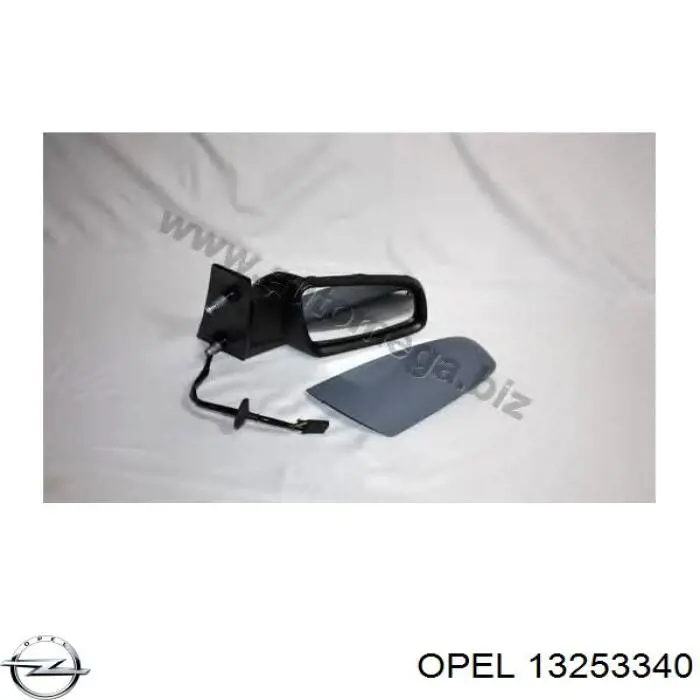 13253340 Opel espejo retrovisor derecho