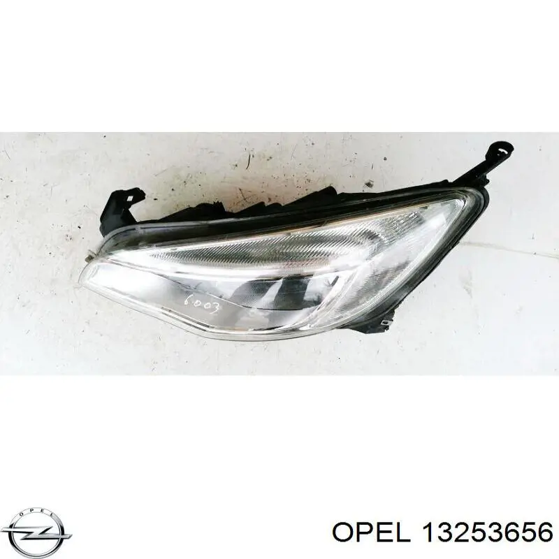 13253656 Opel faro izquierdo