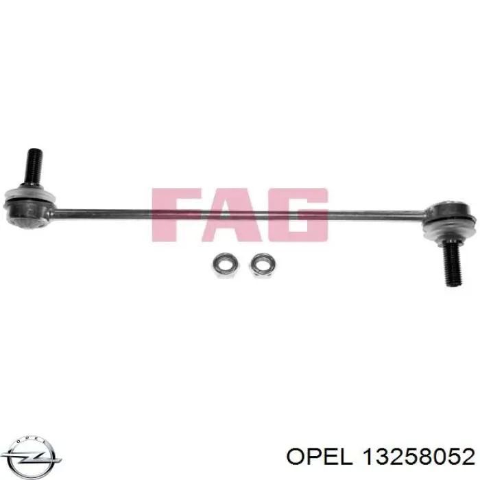 Bieleta estabilizadora delantera 13258052 Opel
