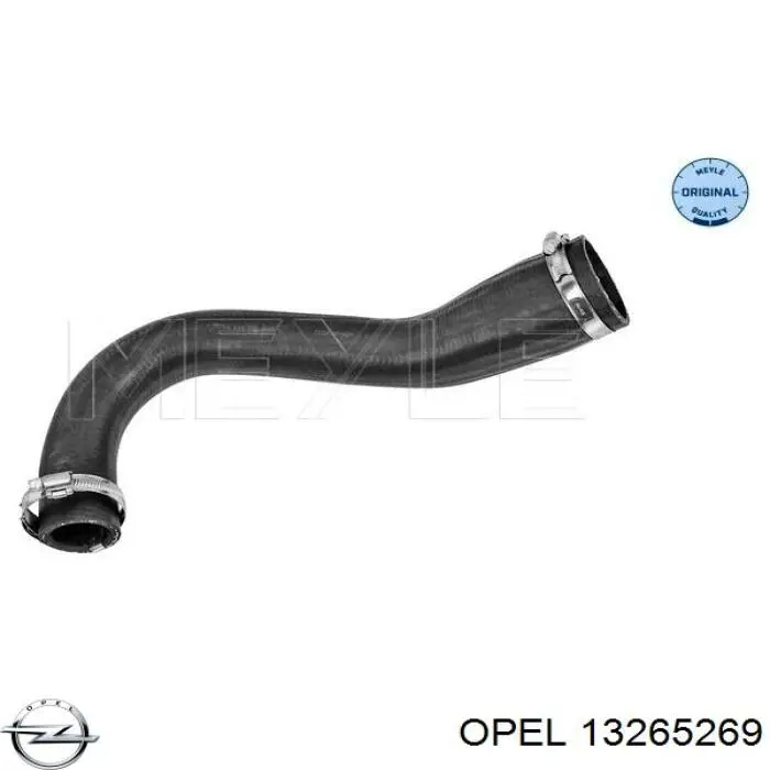 13265269 Opel tubo intercooler superior
