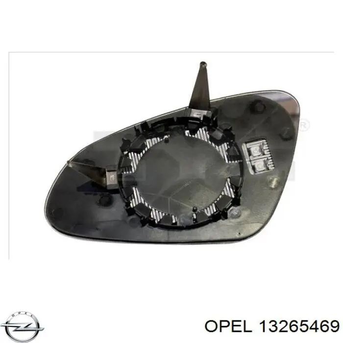 Cristal de Retrovisor Exterior Izquierdo Opel 1428451