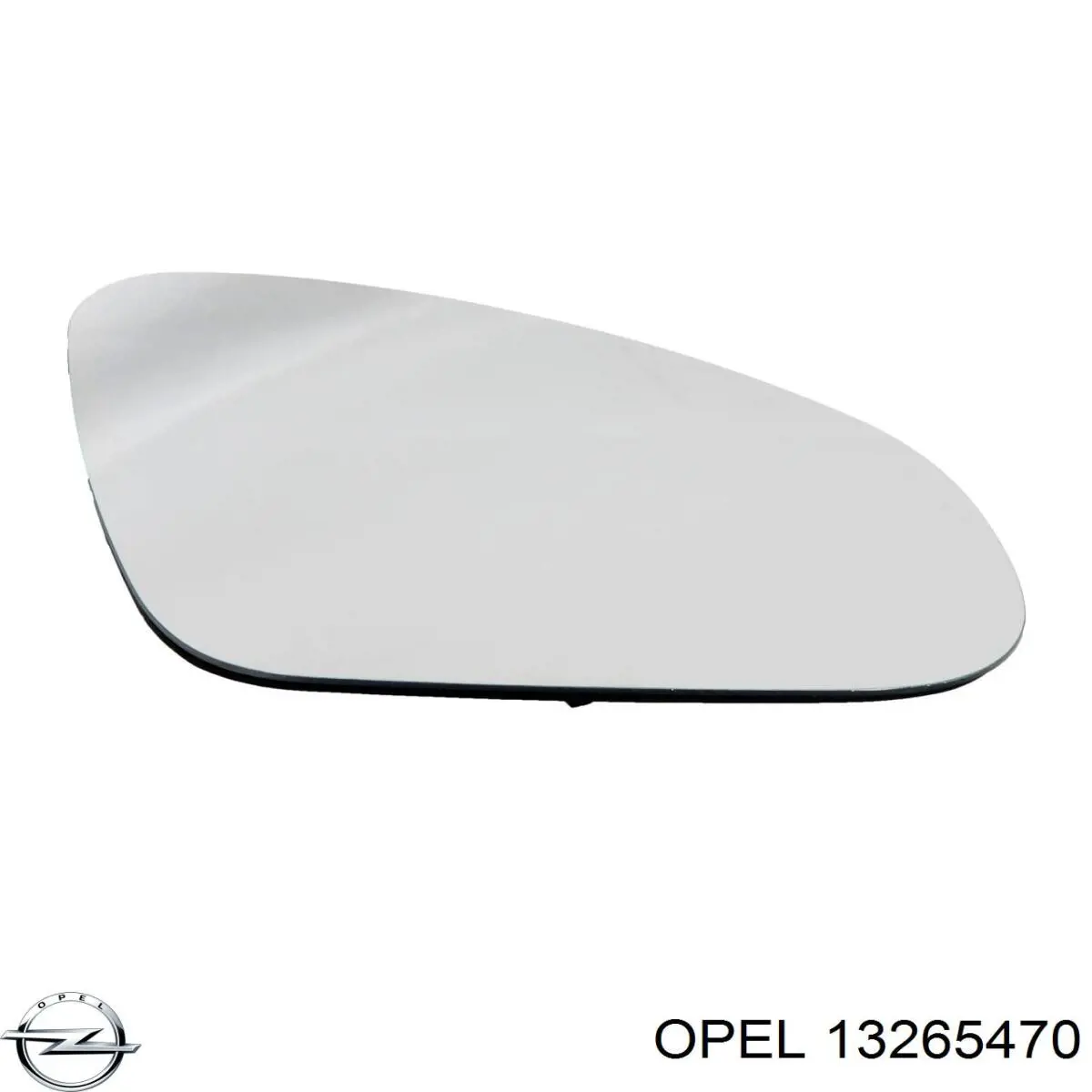 13265470 Opel cristal de espejo retrovisor exterior derecho