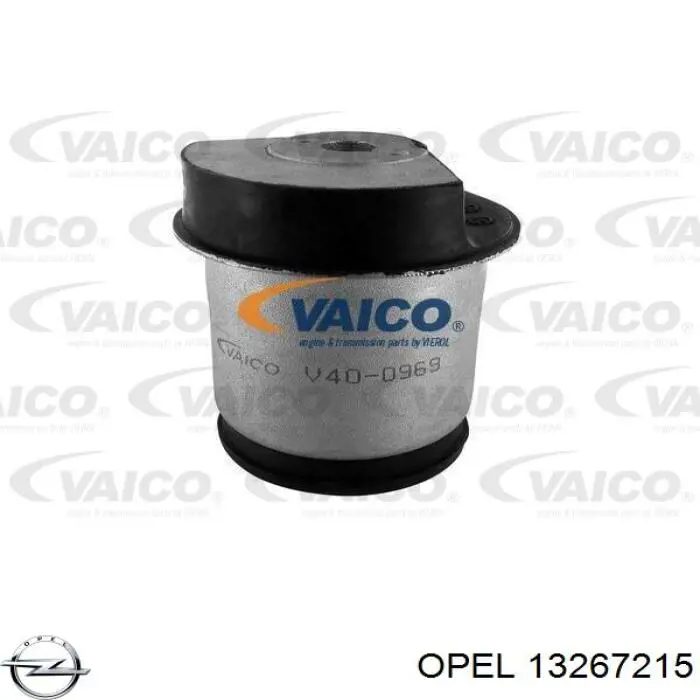 Suspensión, cuerpo del eje trasero Opel Zafira A05