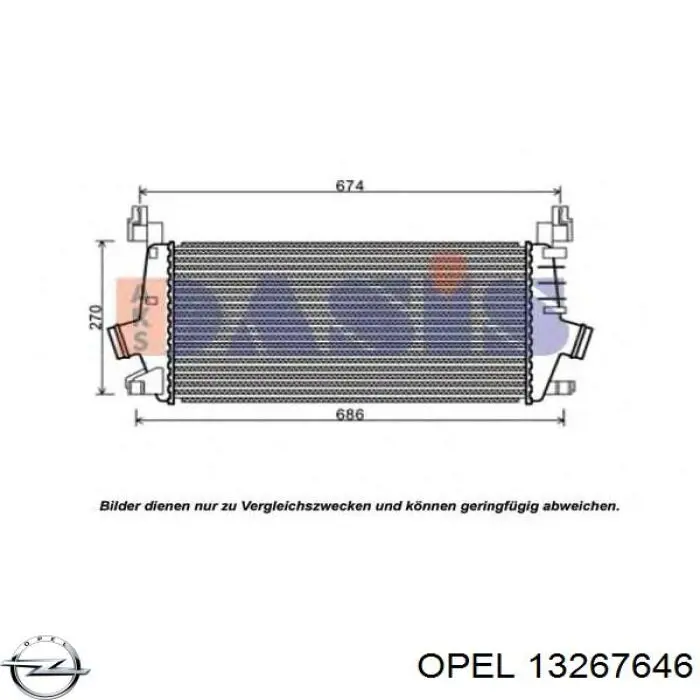 Comprar 13267646 Opel Turbo intercooler