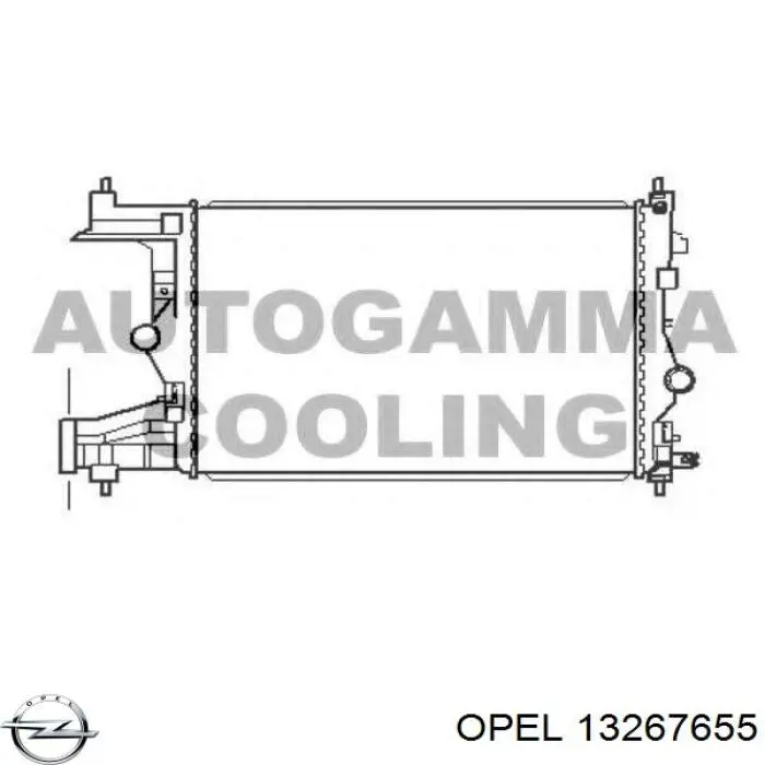 Água radiador Opel 13267655 precio, desde 66,34 EUR