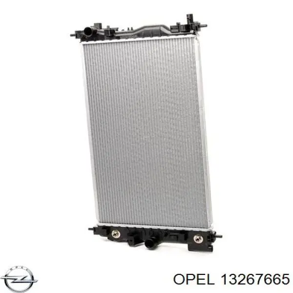 13267665 Opel radiador refrigeración del motor