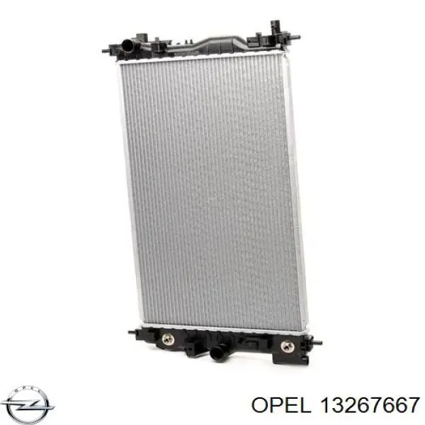 13267667 Opel radiador refrigeración del motor