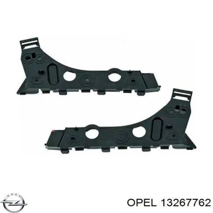 13267762 Opel parachoques delantero, parte derecha