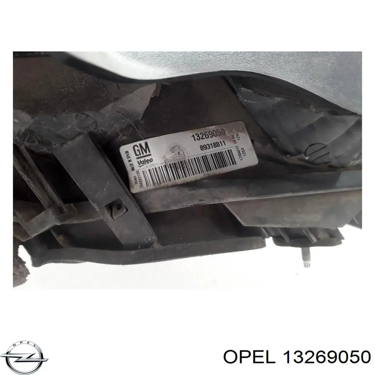Piloto trasero izquierdo 1222534 Opel