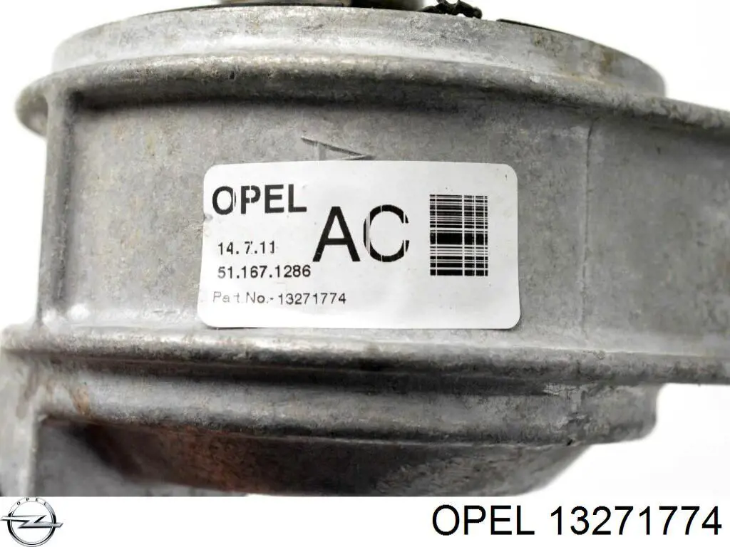 Soporte de motor derecho 13271774 Opel