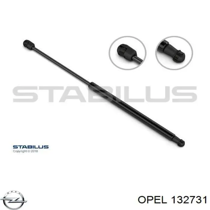 Comprar 132731 Opel Amortiguador de puerta trasera