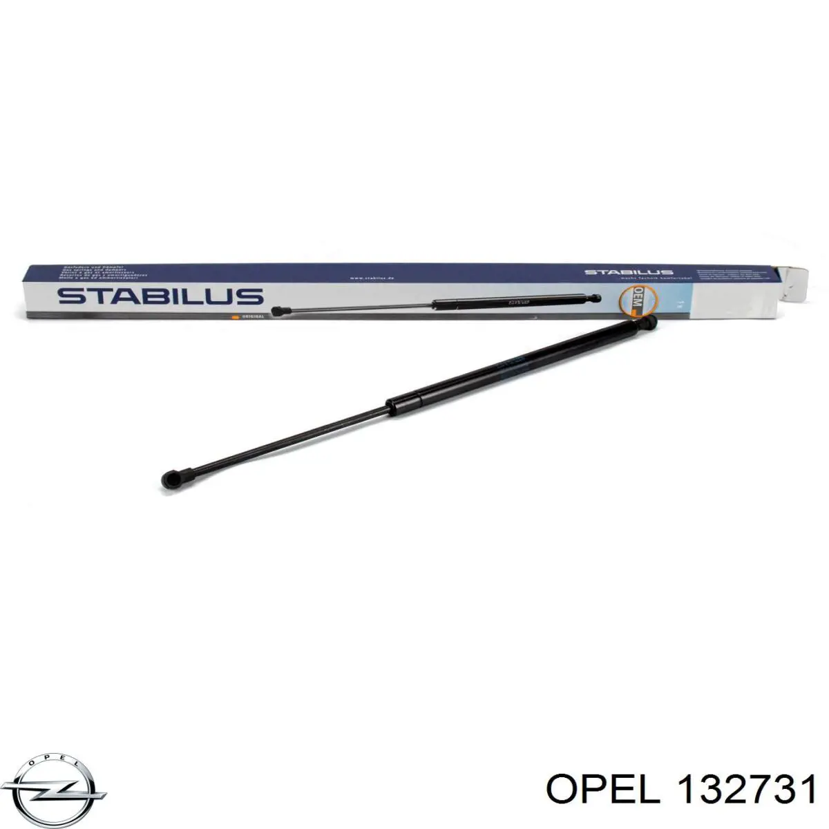 Amortiguador maletero 132731 Opel